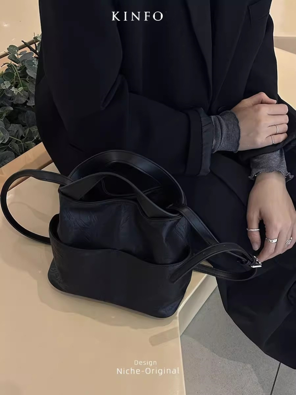 Ženska bucket torba - PU, gradski jednostavan stil, ručno i crossbody, svakodnevna upotreba