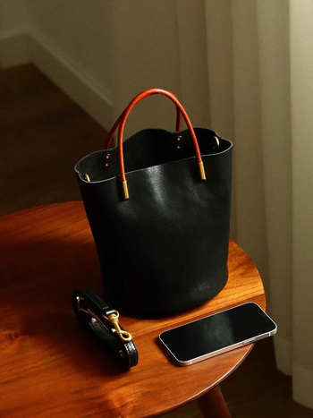Gemashi PU bucket torba, urban stil jednostavnosti, zatvarač, poliester podstava