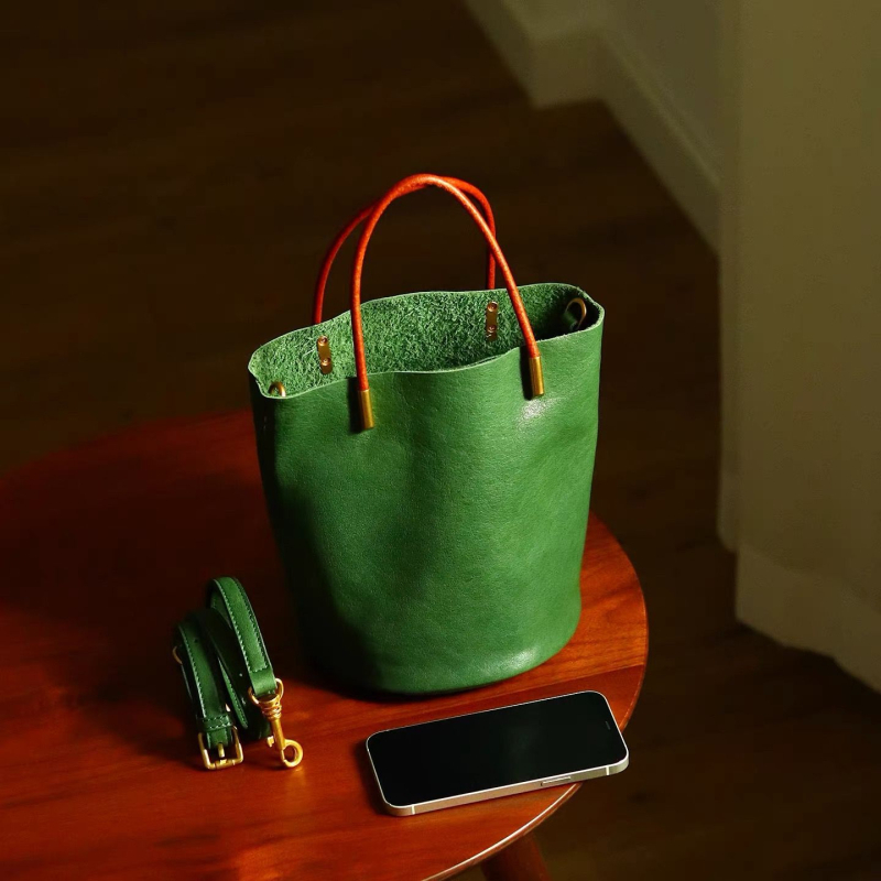 Gemashi PU bucket torba, urban stil jednostavnosti, zatvarač, poliester podstava
