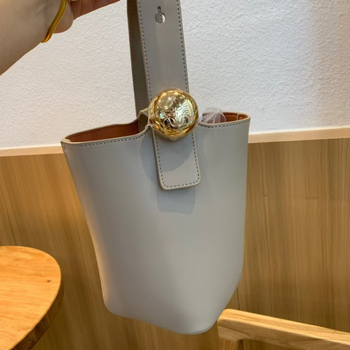 Luojia MiniPebble Fortune Bucket torba — PVC, Otvoren vrh, Bez podstava, Dvostruke naramenice