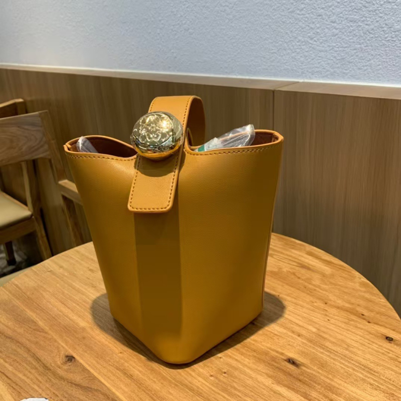 Luojia MiniPebble Fortune Bucket torba — PVC, Otvoren vrh, Bez podstava, Dvostruke naramenice