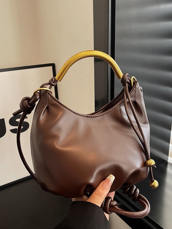 PU bucket bag s cilindričnim oblikom, zatvarač na zip i podstava od poliestera