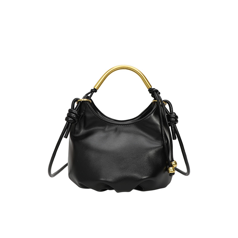 PU bucket bag s cilindričnim oblikom, zatvarač na zip i podstava od poliestera