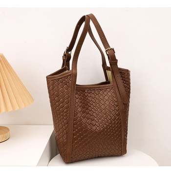 Geantă bucket Jimian — PU material, închidere magnetică, formă orizontală pătrată, buzunar pentru telefon, curele de umăr duble