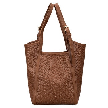 Geantă bucket Jimian — PU material, închidere magnetică, formă orizontală pătrată, buzunar pentru telefon, curele de umăr duble