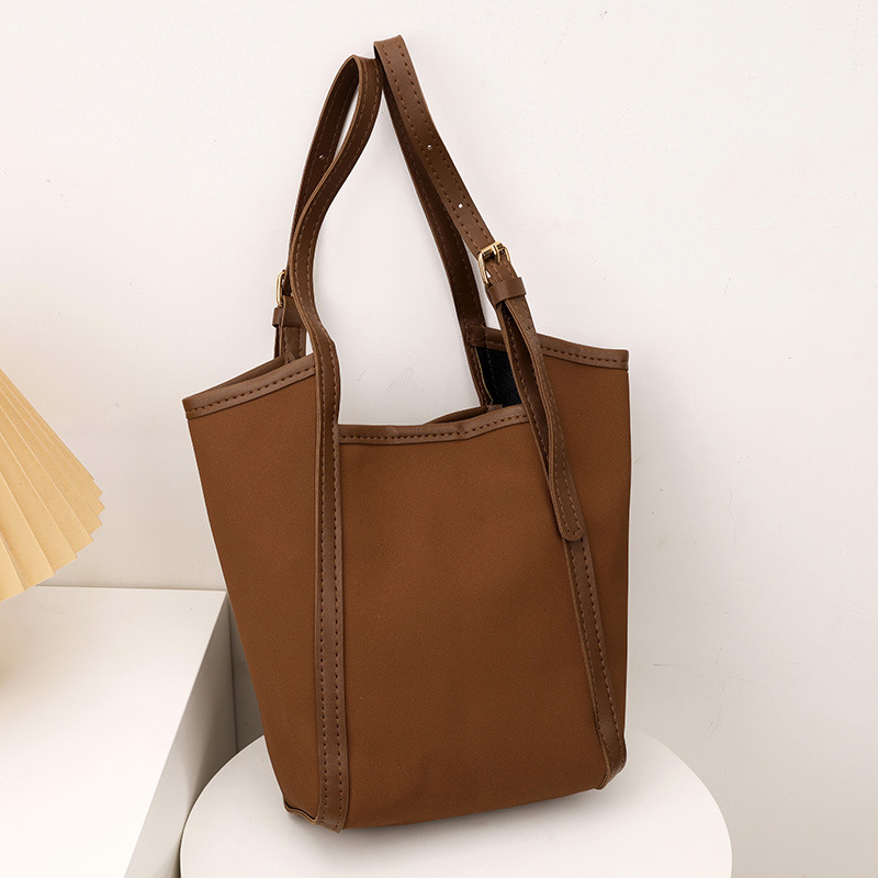 Geantă bucket Jimian — PU material, închidere magnetică, formă orizontală pătrată, buzunar pentru telefon, curele de umăr duble