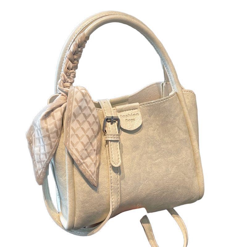 Crossbody bucket torba, unisex stil, poliester, PU podstava, proljeće-ljeto 2025