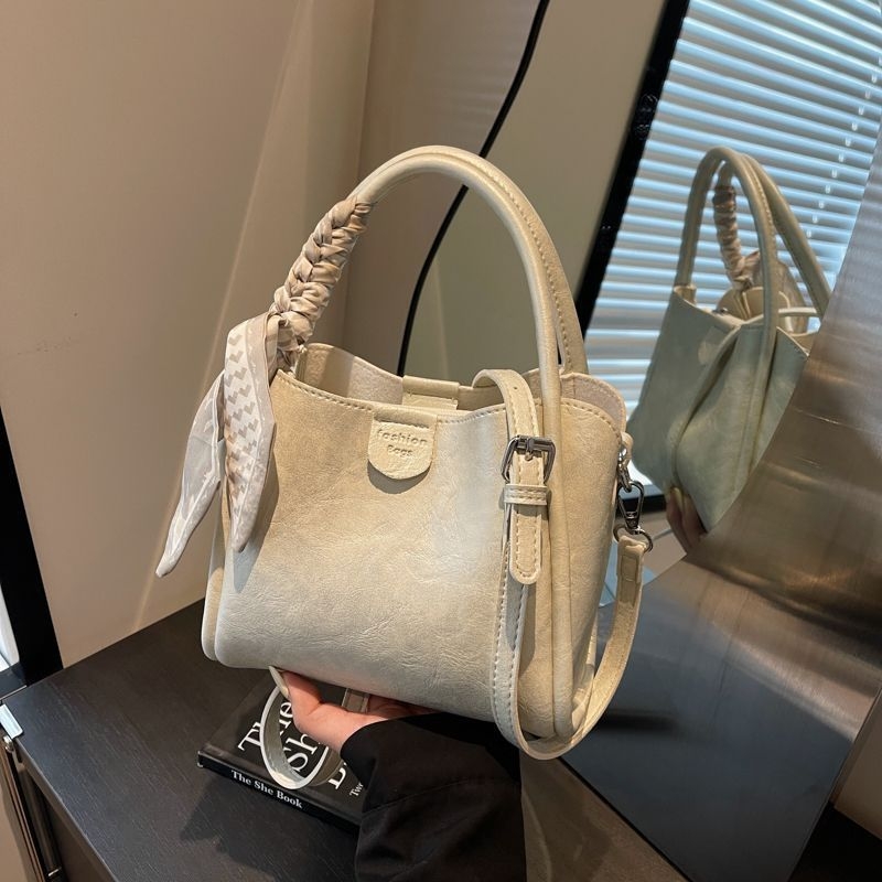 Crossbody bucket torba, unisex stil, poliester, PU podstava, proljeće-ljeto 2025