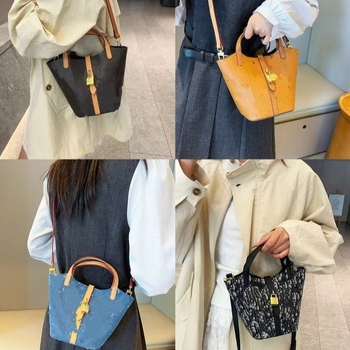 PU bucket táska vintage virágmintával, városi minimalist stílusban, basket bag kialakítás; belső bélés szintetikus bőr; zárózár; belső zsebek a telefonhoz és iratokhoz; egy vállpánt; mindennapi használatra.