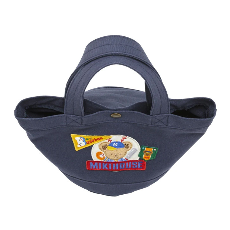 Majčina bucket torba s vezom – platno, gradski stil, unutarnji pretinac sa zatvaračem