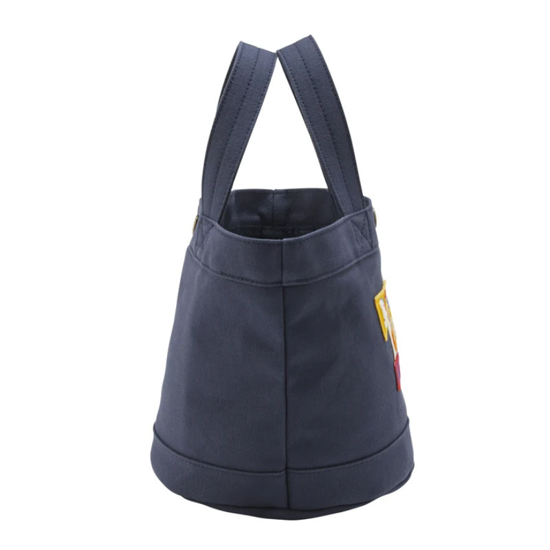 Majčina bucket torba s vezom – platno, gradski stil, unutarnji pretinac sa zatvaračem