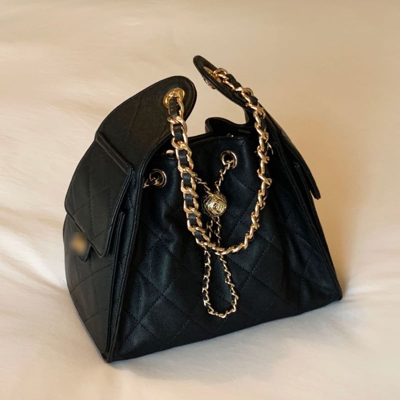 Geantă bucket pentru femei, quilted, stil casual, poliester, primăvara 2025, crossbody