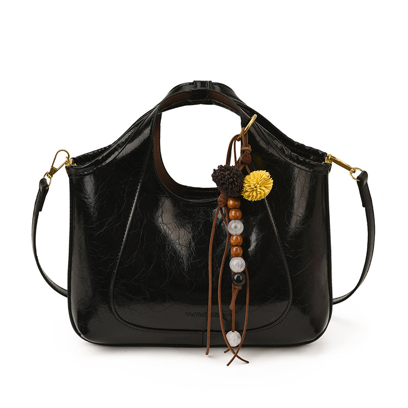 Bucket torba, PU materijal, mala veličina, oblik dumpling-tip, zatvarač na zip