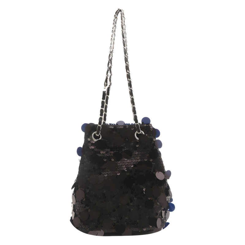 Geantă bucket din PU pentru femei, închidere magnetică, buzunar intern pentru card/ID, curea de umăr unică, stil urban