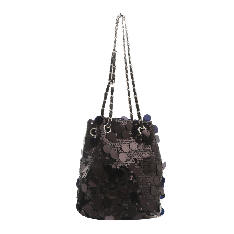 Geantă bucket din PU pentru femei, închidere magnetică, buzunar intern pentru card/ID, curea de umăr unică, stil urban