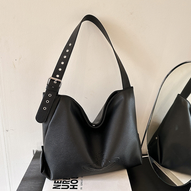 PU crossbody bucket torba, gradski jednostavan stil, horizontalni kvadratni oblik, magnetsko zatvaranje, podstava od poliester, unutarnja džep za telefon