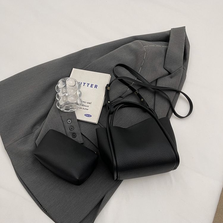 Unisex bucket torba od sintetičke kože, stil svekrve, PU podstava, proljeće 2025
