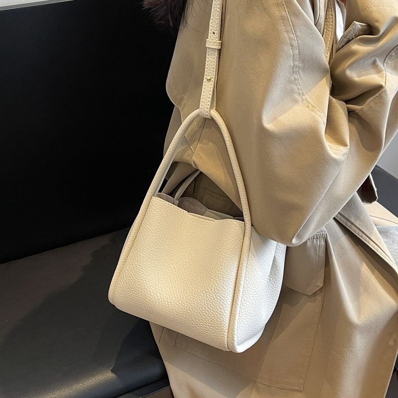 Unisex bucket torba od sintetičke kože, stil svekrve, PU podstava, proljeće 2025