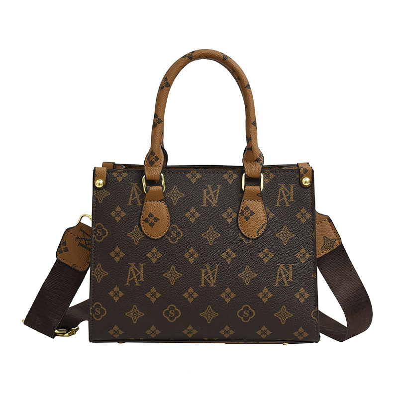 Geantă Tote cu o singură curea de umăr, material PU, închidere cu fermoar, buzunar laminat cu fermoar, buzunar patch interior, toamnă 2025