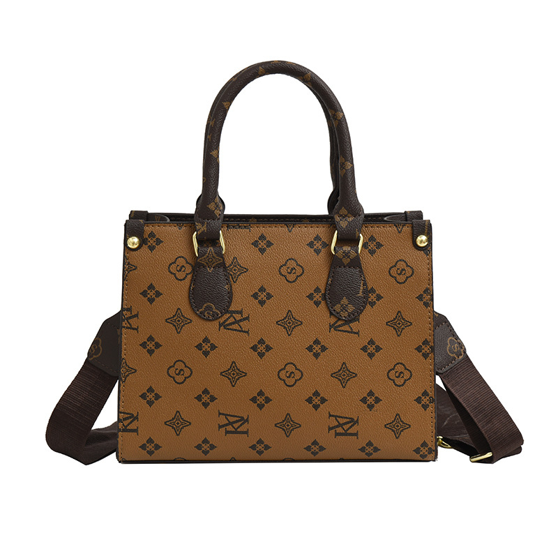 Geantă Tote cu o singură curea de umăr, material PU, închidere cu fermoar, buzunar laminat cu fermoar, buzunar patch interior, toamnă 2025