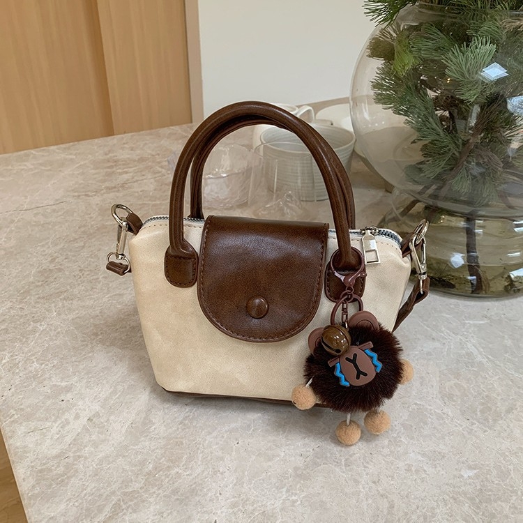 Geantă tip găleată în stil coș de legume, cu închidere fermoar, buzunar interior cu fermoar, primăvara 2025