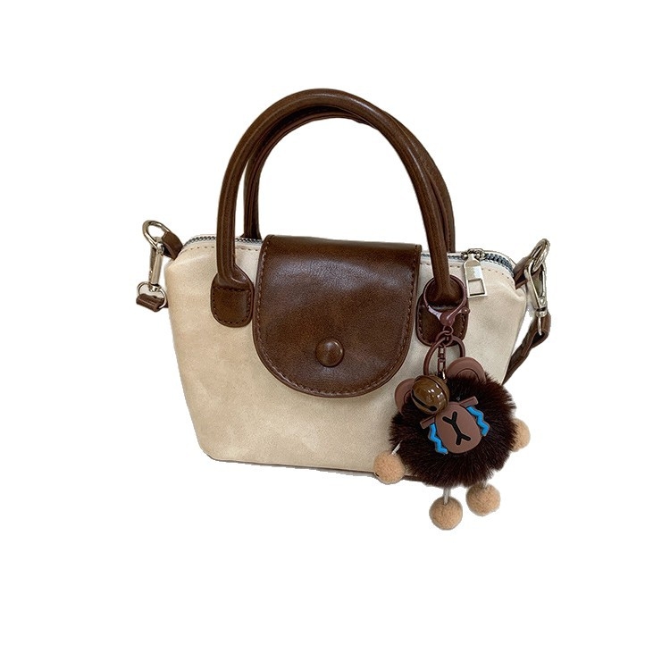 Geantă tip găleată în stil coș de legume, cu închidere fermoar, buzunar interior cu fermoar, primăvara 2025