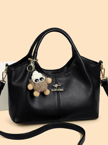Bucket torba s crossbody remenom, PU koža, poliester podstava, zatvarač