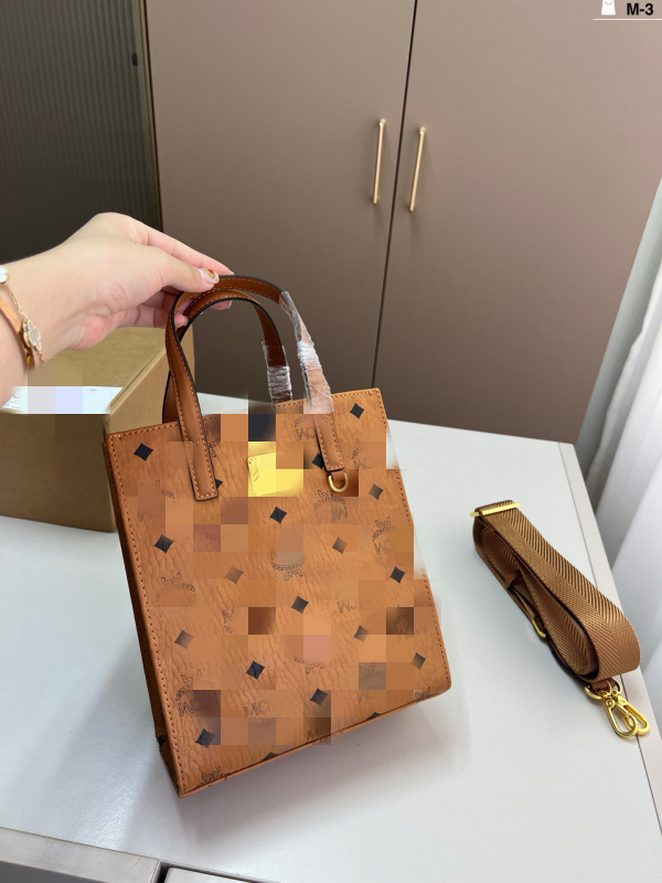 Ženska Tote torba, od prirodne kože, gradski stil, uspravni kvadratični oblik, podstava od platna, unutarnja džep sa zatvaračem