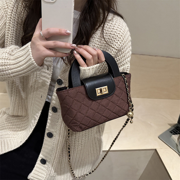 PU torba preko ramena crossbody, džep za mobitel, zatvaračem i poliester podstavom