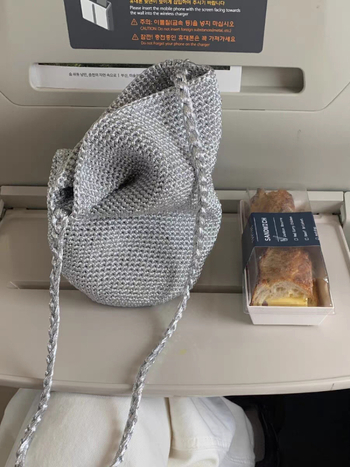 Geantă bucket rotundă pentru femei, stil urban, din poliester, căptușeală poliesterică, deschidere deschisă