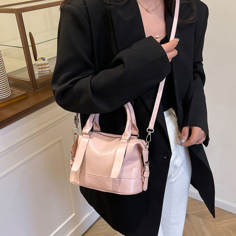 Ženska PU torba | Ulični stil, crossbody bucket dizajn, horizontalni četverokutni oblik, zatvarač