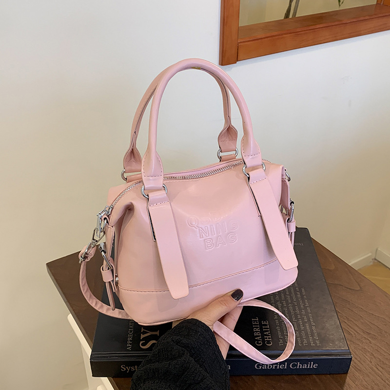 Ženska PU torba | Ulični stil, crossbody bucket dizajn, horizontalni četverokutni oblik, zatvarač