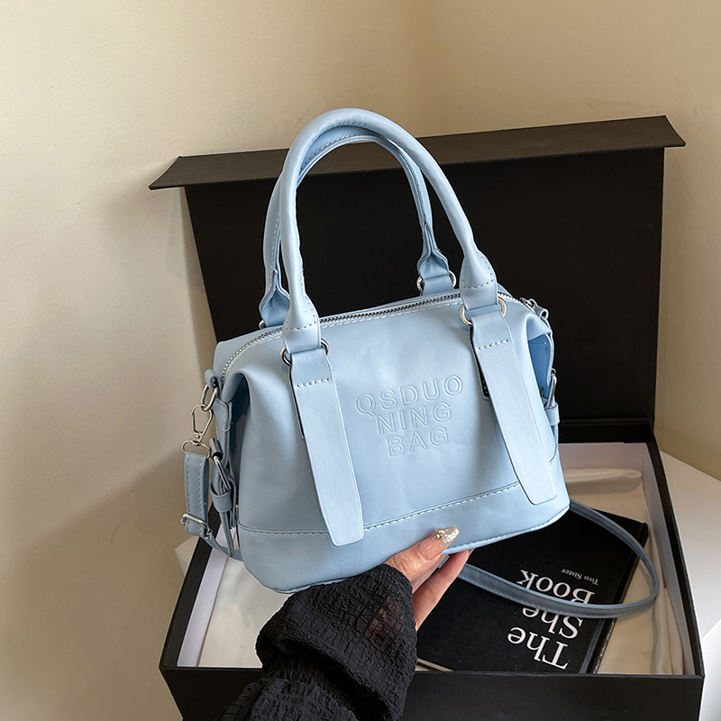Ženska PU torba | Ulični stil, crossbody bucket dizajn, horizontalni četverokutni oblik, zatvarač