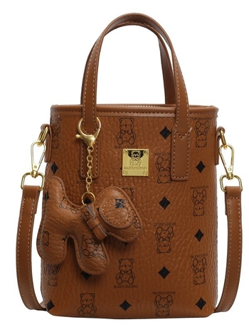 Ženska bucket torba od PU-a, 2025 novi model, kompaktnog vertikalnog kvadratnog oblika, crossbody torba s pretincem za telefon, gradski minimalistički stil.