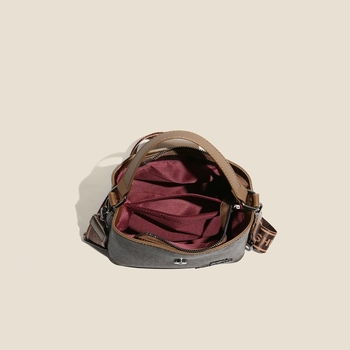 Torba tipa kanta s retro printom slova, velika zapremina, višestruki pretinci, PU materijal