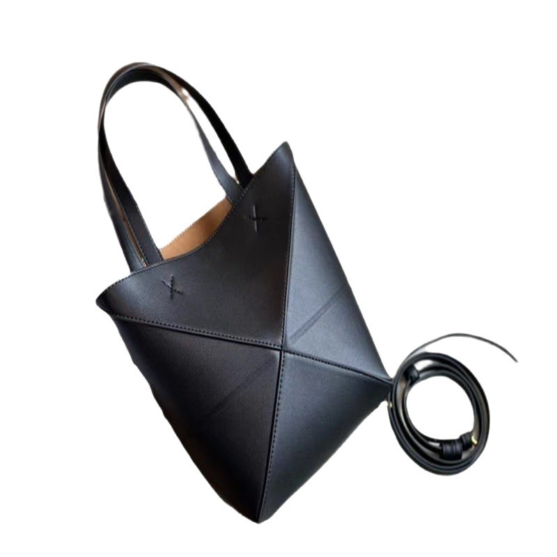 2024 novi model torbe u obliku kante sa transformabilnim sklopnim geometrijskim dizajnom Puzzlefold, torba za ruku, ramena i crossbody, velikog kapaciteta Tote