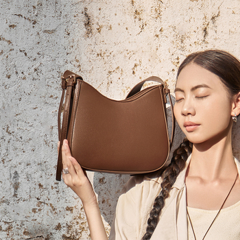 Narandu ženska bucket bag 2026, prava koža, srednja veličina, crossbody torba