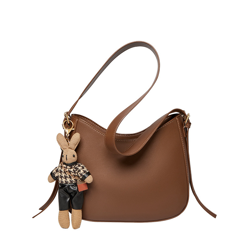 Narandu ženska bucket bag 2026, prava koža, srednja veličina, crossbody torba
