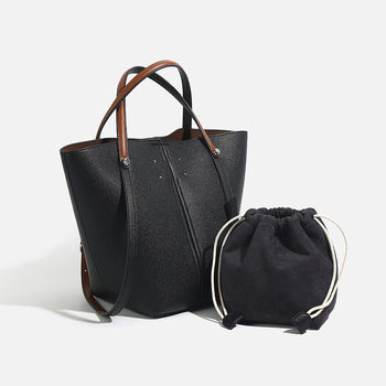 Bucket torba s nišnim dizajnom, PU materijal, magnetska kopča, podstava od poliestera, svakodnevna upotreba