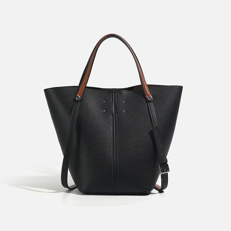 Bucket torba s nišnim dizajnom, PU materijal, magnetska kopča, podstava od poliestera, svakodnevna upotreba