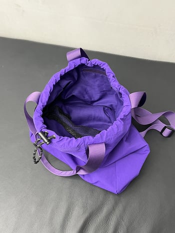 Bucket torba od Oxford platna, gradski stil, zatvaranje špagom, tri naramenice, podstava od poliester-bavlna