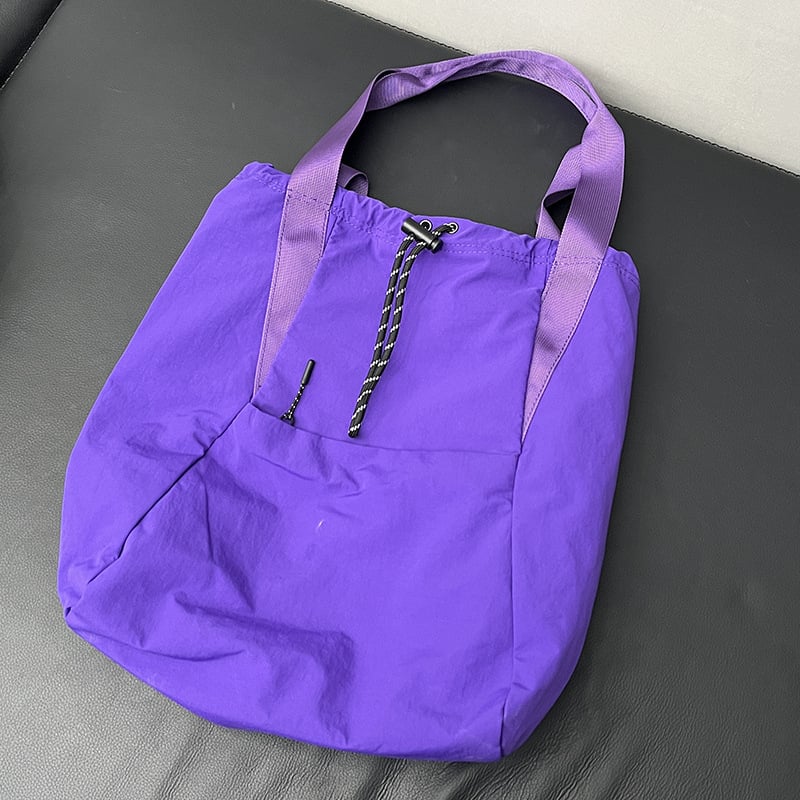 Bucket torba od Oxford platna, gradski stil, zatvaranje špagom, tri naramenice, podstava od poliester-bavlna