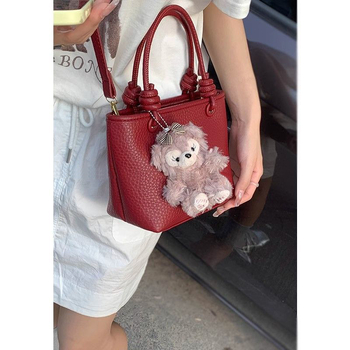 PU kožna bucket torba, gradski minimalistički stil, trend torbe košarica za povrće, oblik kante, zatvarač