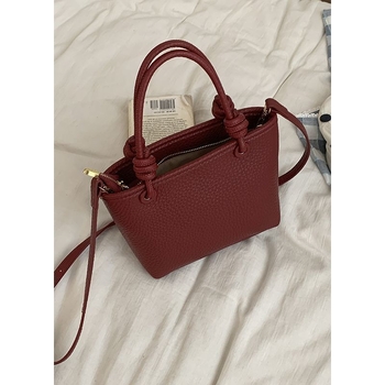 PU kožna bucket torba, gradski minimalistički stil, trend torbe košarica za povrće, oblik kante, zatvarač