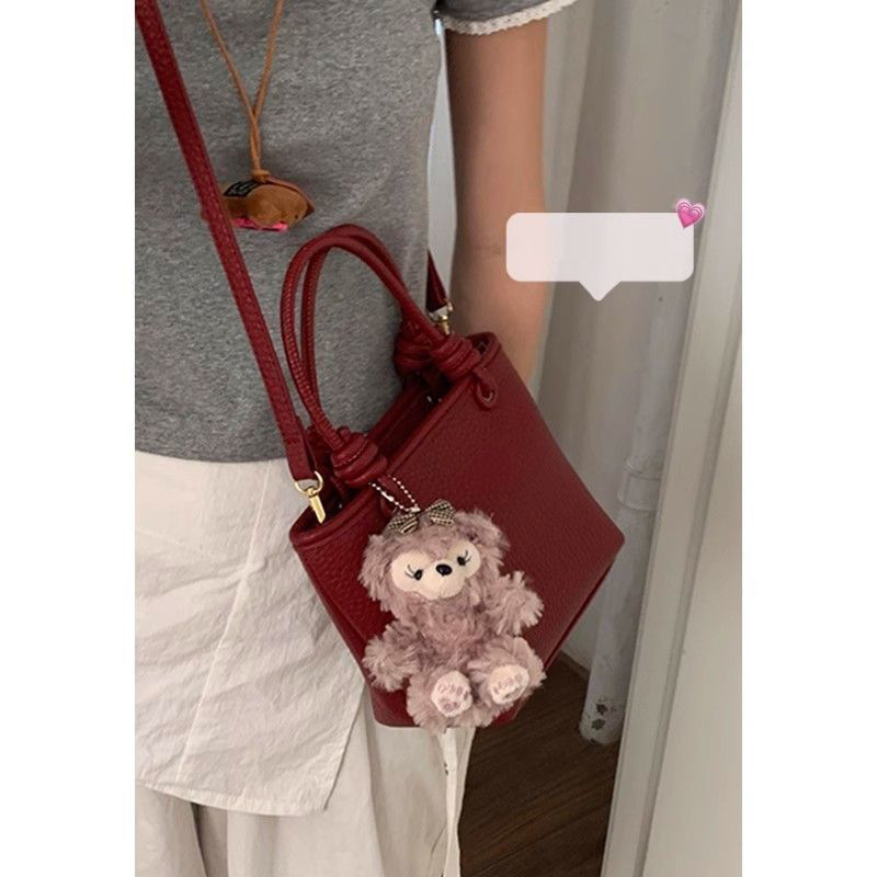 PU kožna bucket torba, gradski minimalistički stil, trend torbe košarica za povrće, oblik kante, zatvarač