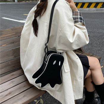 Torba preko ramena crossbody - PU materijal, gradski stil, vertikalni kvadratni oblik, zatvaranje na zip, unutarnja džep s zipom