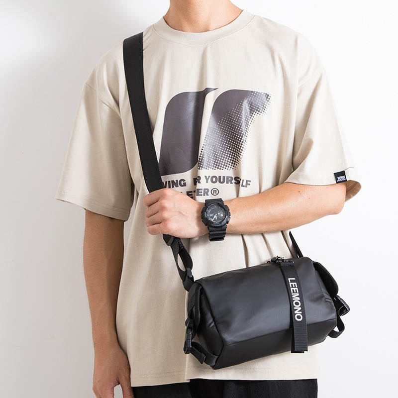 Unisex crossbody torba od Oxford platna, horizontalnog kvadratnog oblika, zatvaranje na zip, unutarnja džep sa zipom