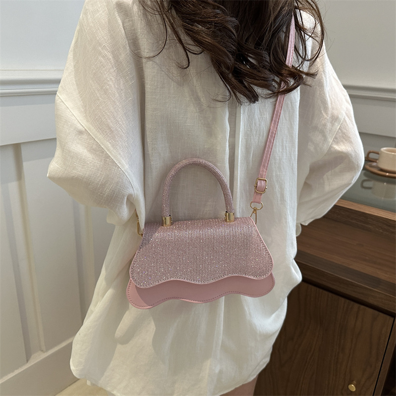 PU ženska kvadratna crossbody torba, urbani stil, s poklopcem zatvaranja i ID džepom
