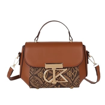 PU ženska torbica, gradski jednostavan stil, horizontalna kvadratna crossbody torbica s poklopcem; unutarnji: džep na zip, džep za telefon, džep za ID karticu.