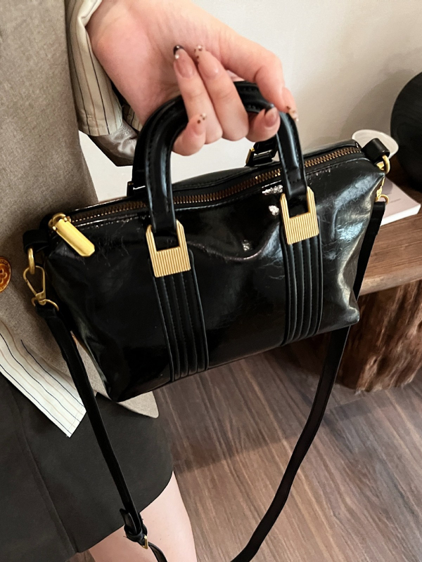 Barney Cat Crossbody torba – PU materijal, horizontalni kvadratni oblik, zatvarač, unutarnja džep sa zatvaračem, poliesterska podstava, Zima 2024